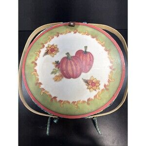 Pumpkin Pie Recipe Ceramic Pie Plate With Carrier